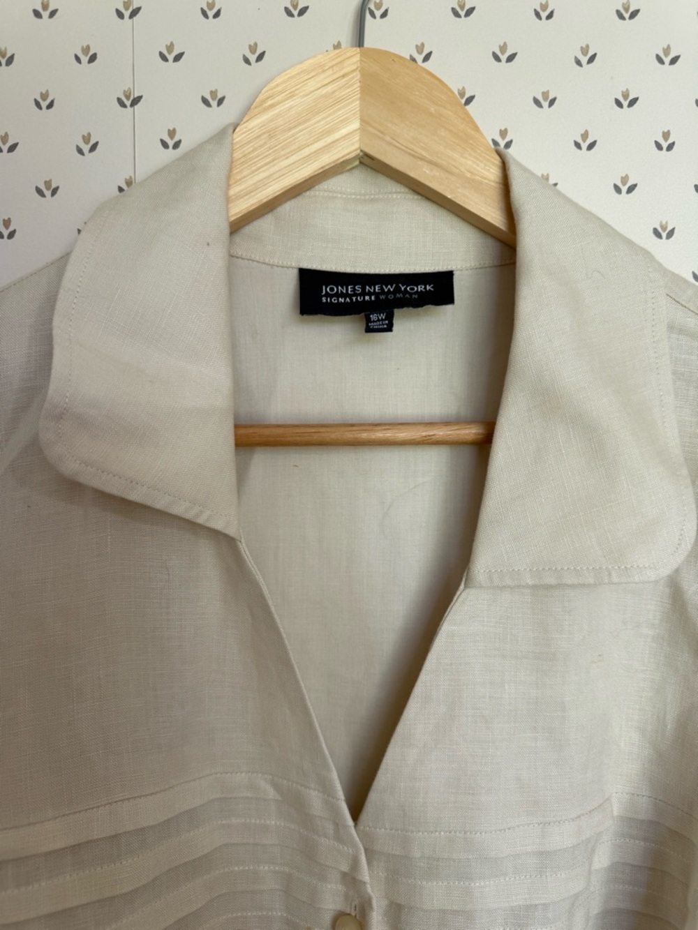 Jones New York 100% linen Dress - Picture 2 of 5